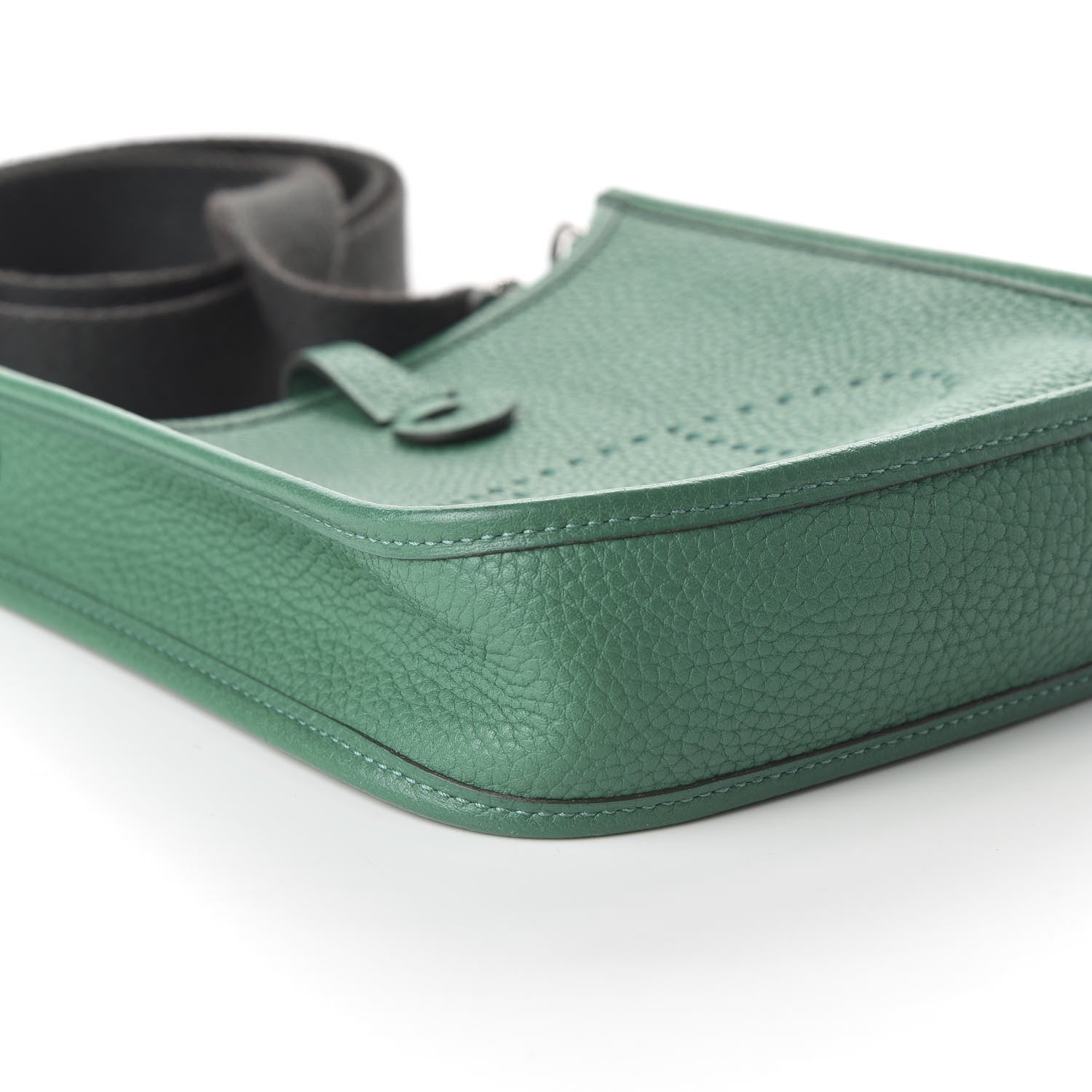 Hermes Taurillon Clemence Amazone Evelyne TPM Vert Vertigo 6 of 11