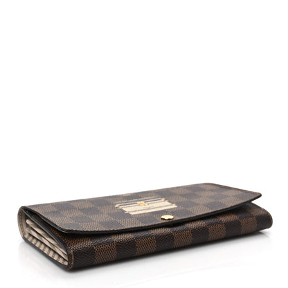 Louis Vuitton Damier Ebene Trunks and Locks Sarah Wallet 4 of 7