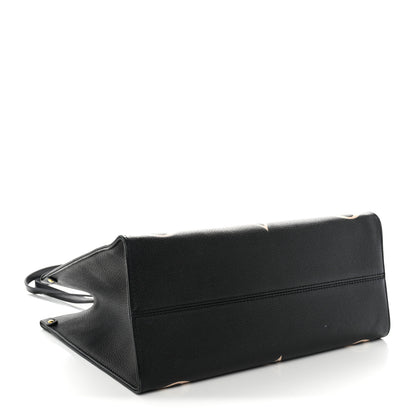 Louis Vuitton Empreinte Monogram Giant Onthego MM Black Beige 4 of 10