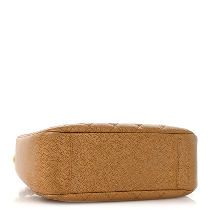 Chanel Caviar Quilted Timeless CC Shoulder Bag Beige 4 of 14