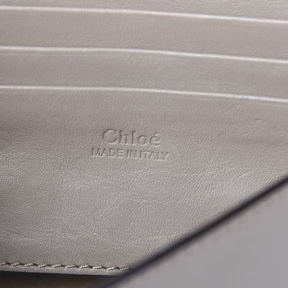 Chloe Suede Calfskin Mini Faye Shoulder Bag Motty Grey 5 of 10