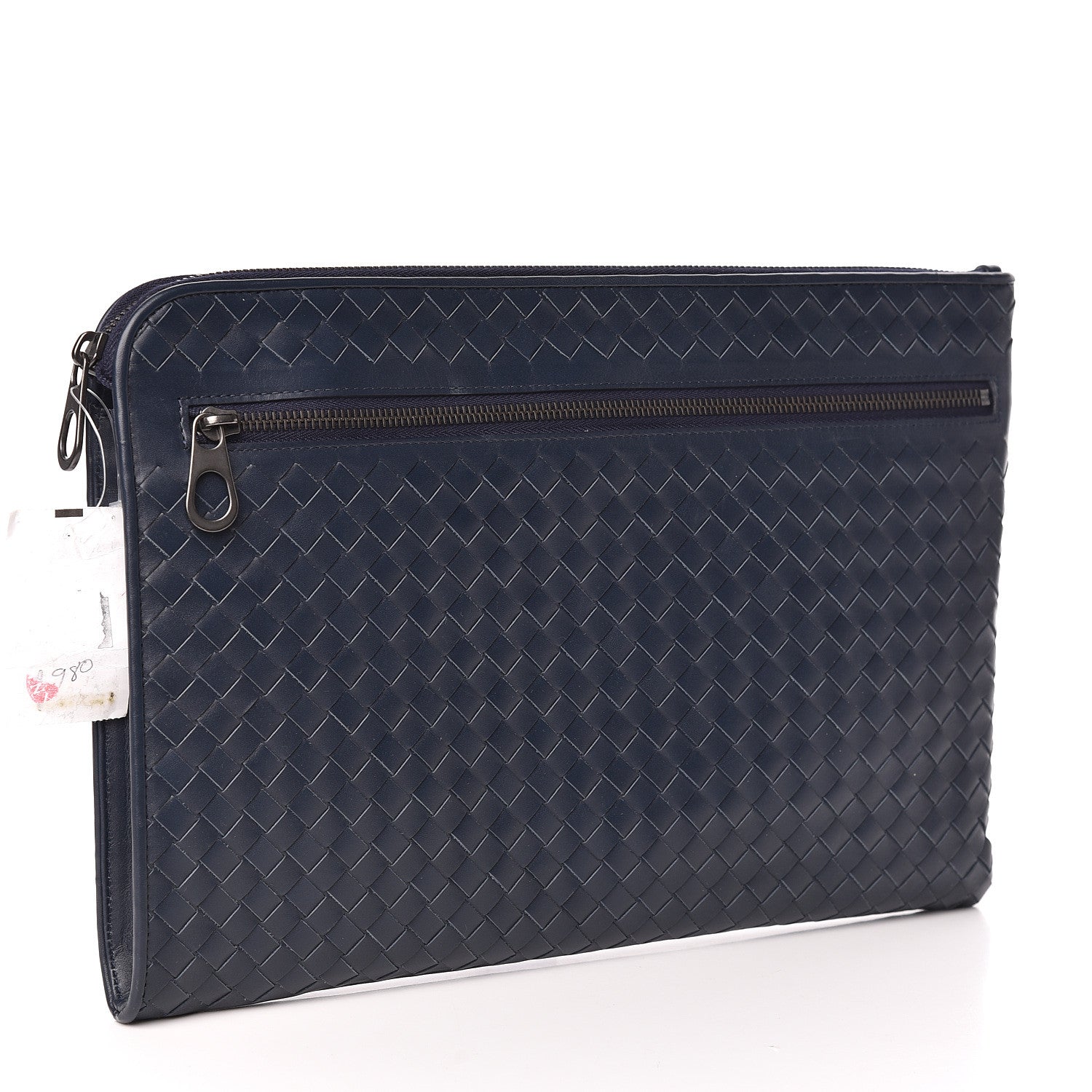 Bottega Veneta Calfskin Intrecciato Small Document Light Tourmaline 3 of 7