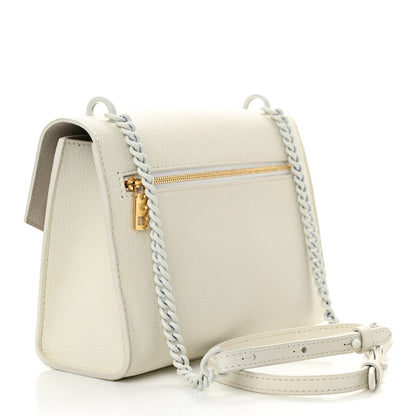 Louis Vuitton LOUIS VUITTON Soft Calfskin Mylockme Chain Bag BB White 3 of 11