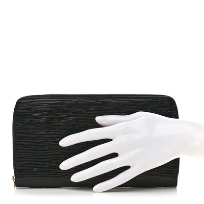 Louis Vuitton Epi Electric Zippy Organizer Wallet Black 2 of 11