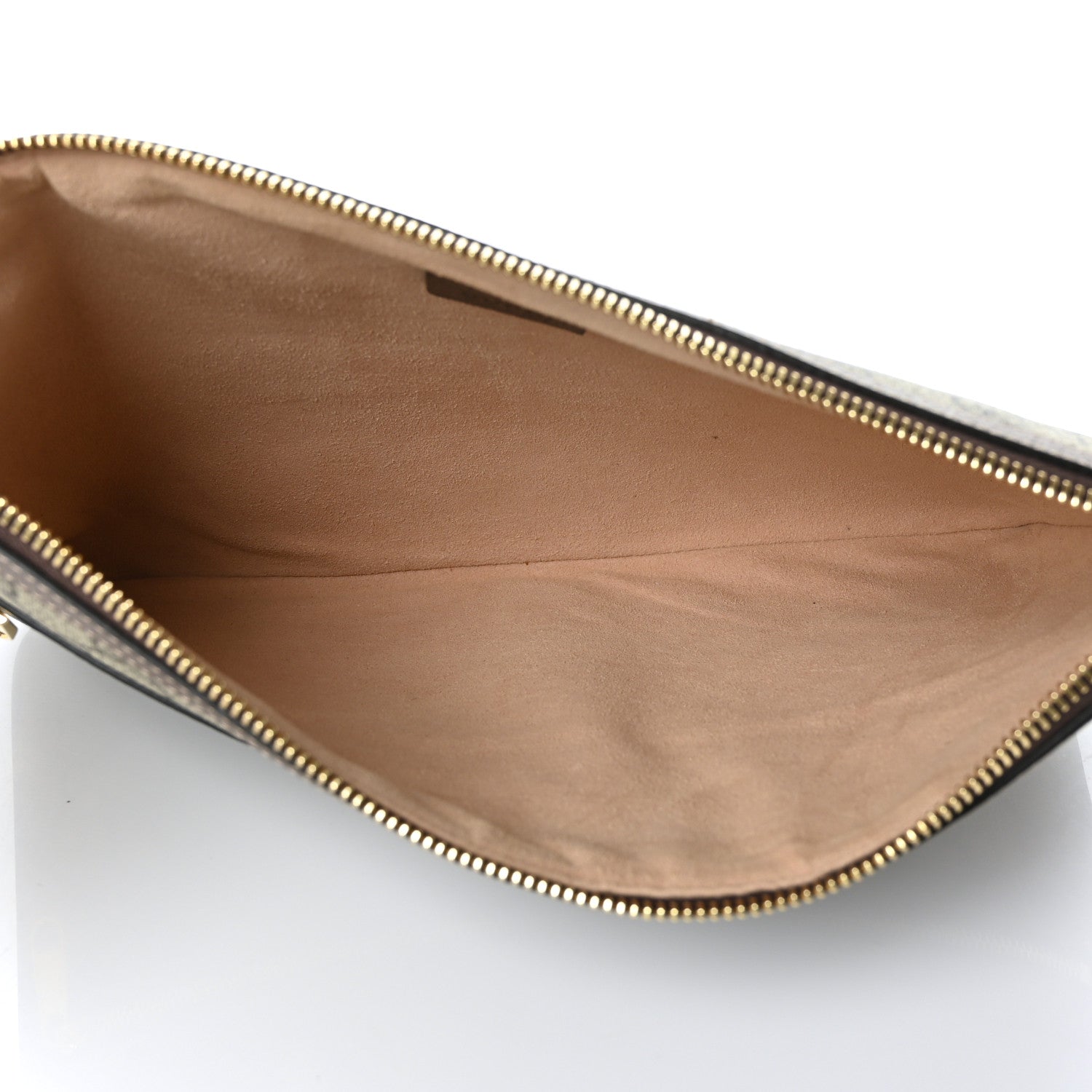 Gucci GG Supreme Monogram Large Ophidia Pouch Clutch Brown 5 of 7