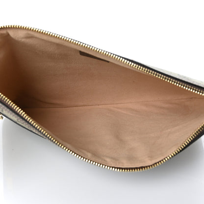 Gucci GG Supreme Monogram Large Ophidia Pouch Clutch Brown 5 of 7