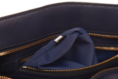 Prada Vitello Daino Shoulder Bag Baltico 9 of 12