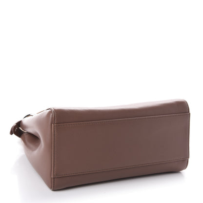 Fendi Nappa Colorblock Mini Peekaboo Iconic Satchel English Rose Plaster Oxigen 4 of 12