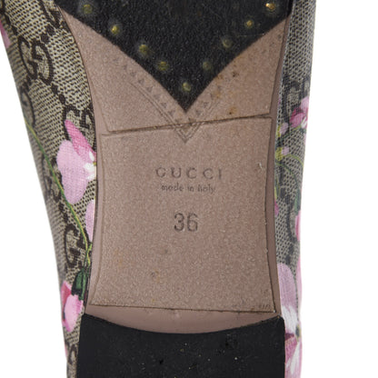 Gucci GG Supreme Monogram Blooms Ballet Flats 36 Beige Multicolor Dry Rose 7 of 12