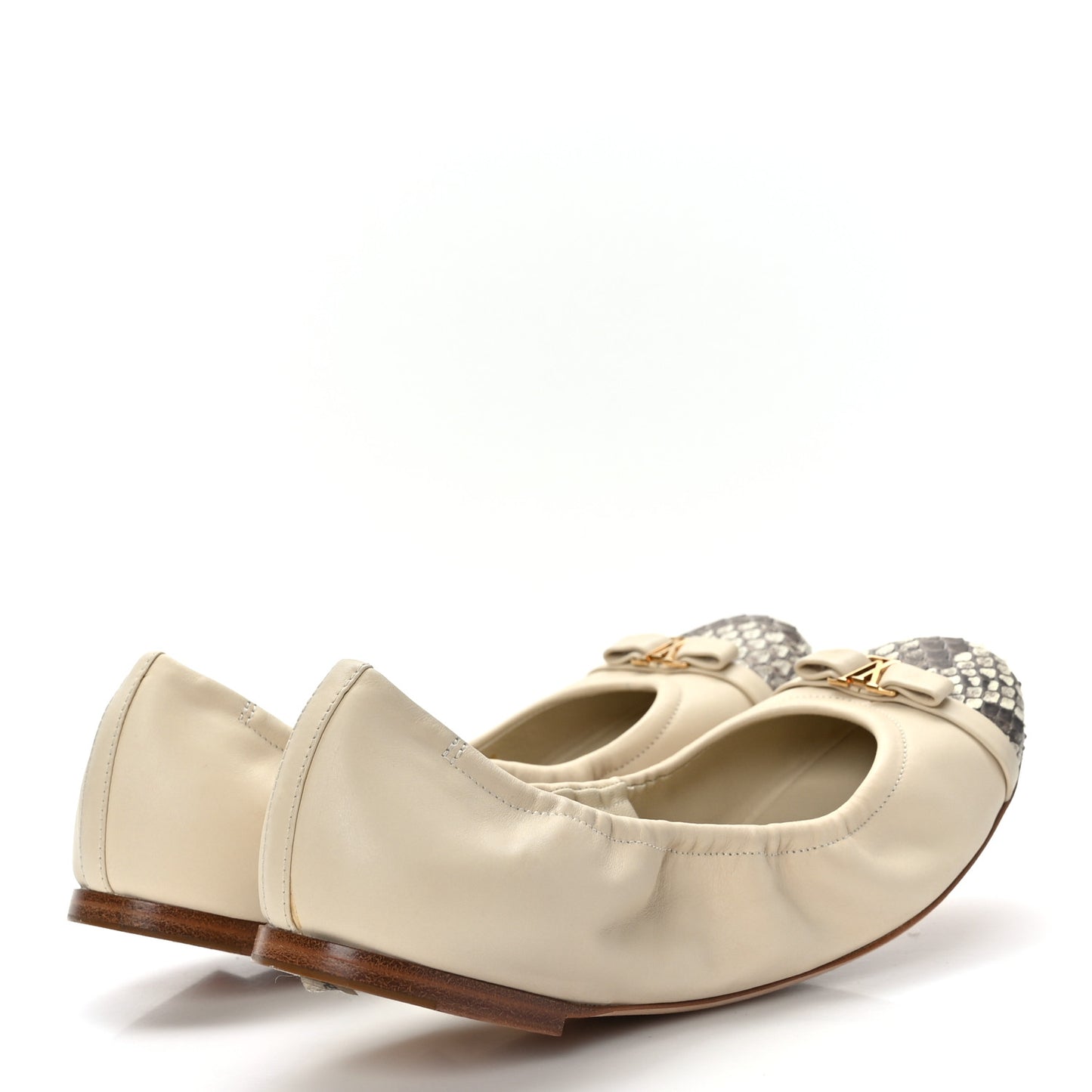 Snakeskin Nappa Elba Ballet Flats 39