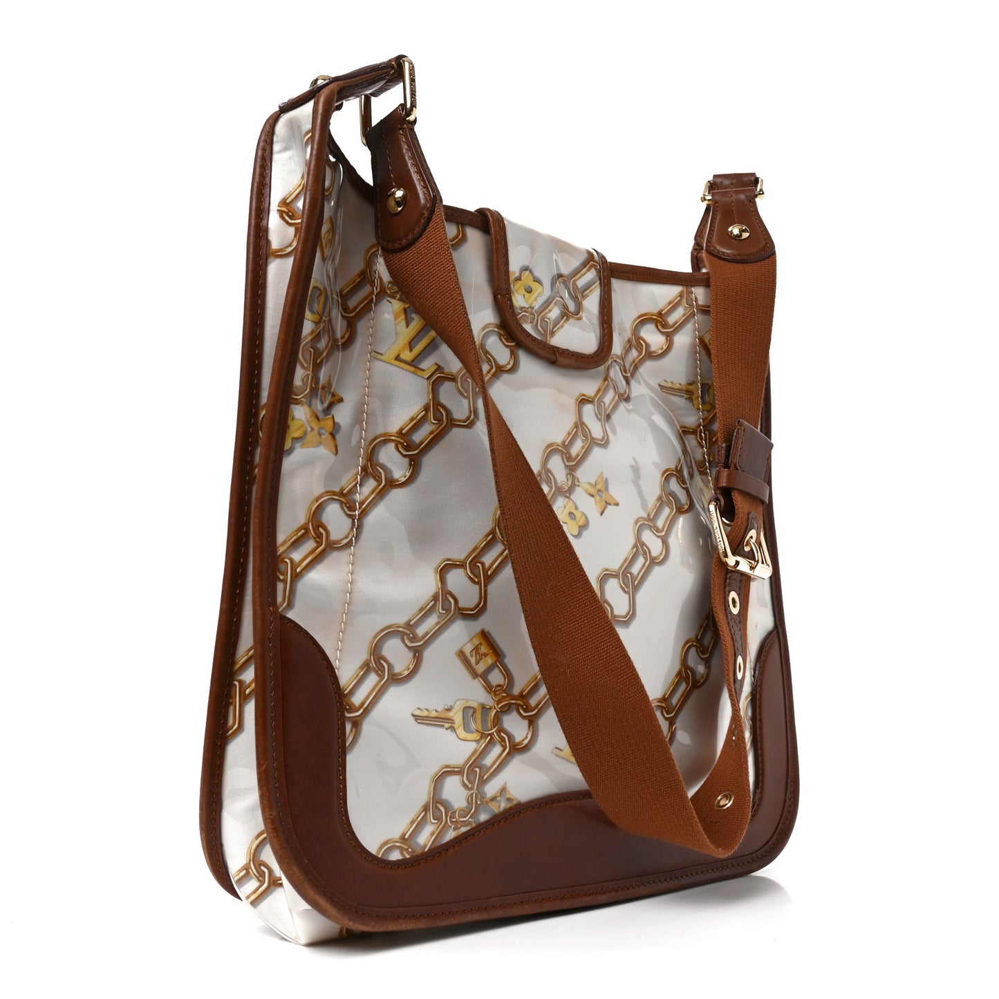 Monogram Charms Musette White