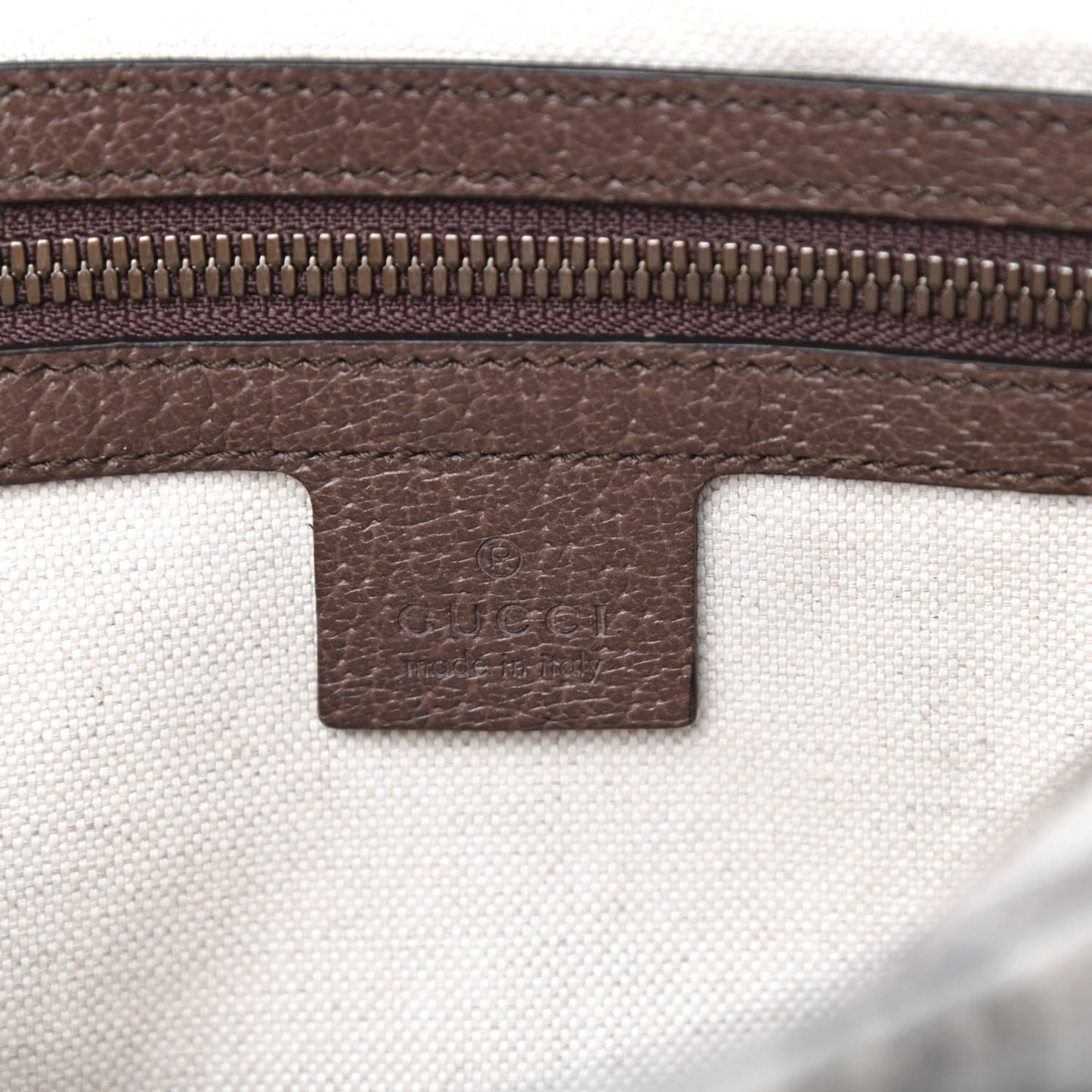 Soft GG Supreme Monogram Medium Ophidia Belt Bag Dark Brown