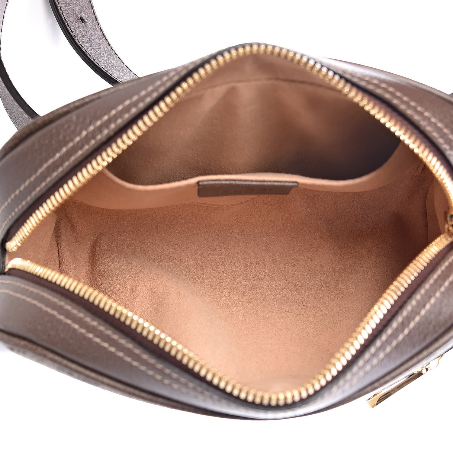 Gucci GG Supreme Monogram Web Small Ophidia Belt Bag 105 42 Dark Brown 5 of 9