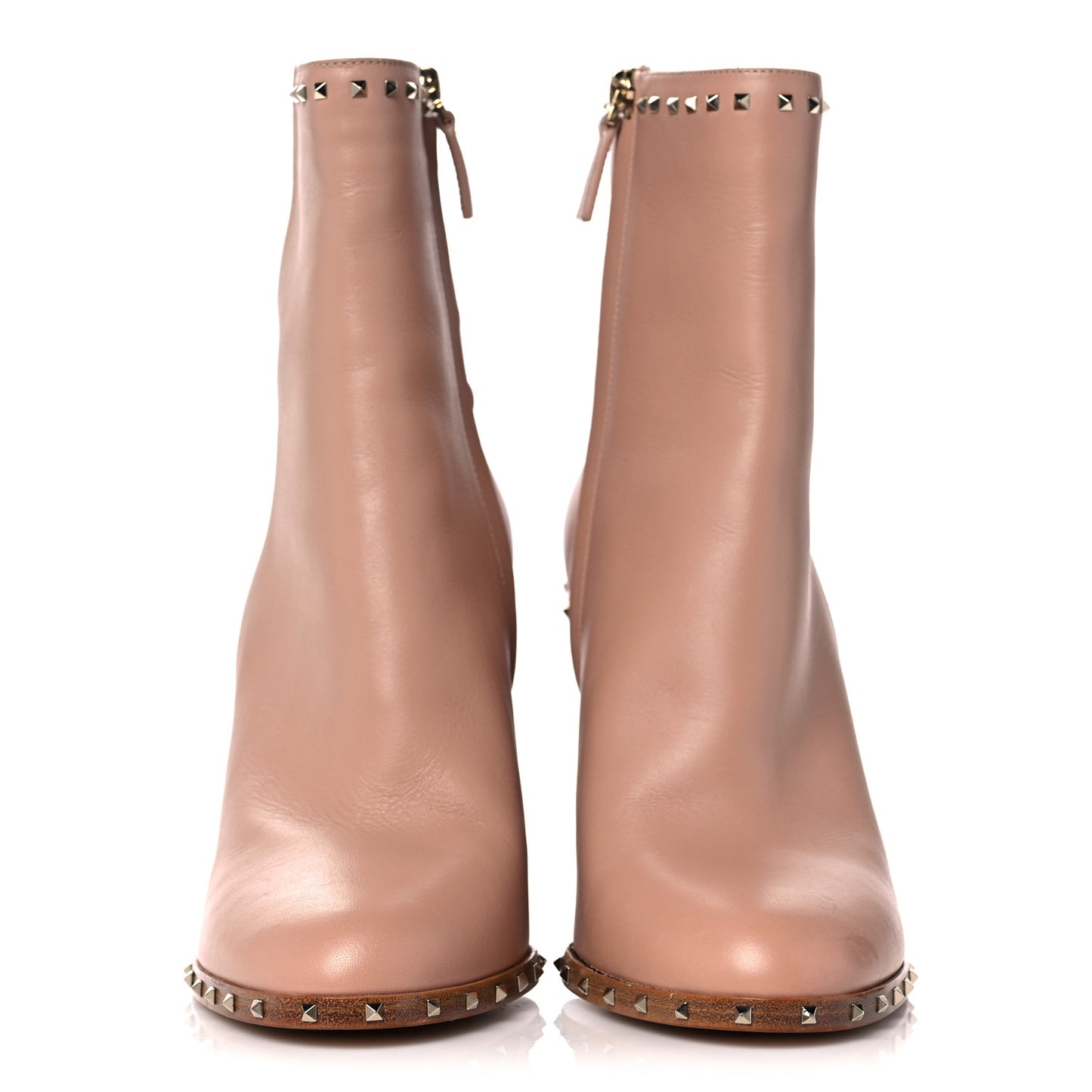 Nappa Soul Rockstud 90mm Ankle Boots 39 Skin Sorbet