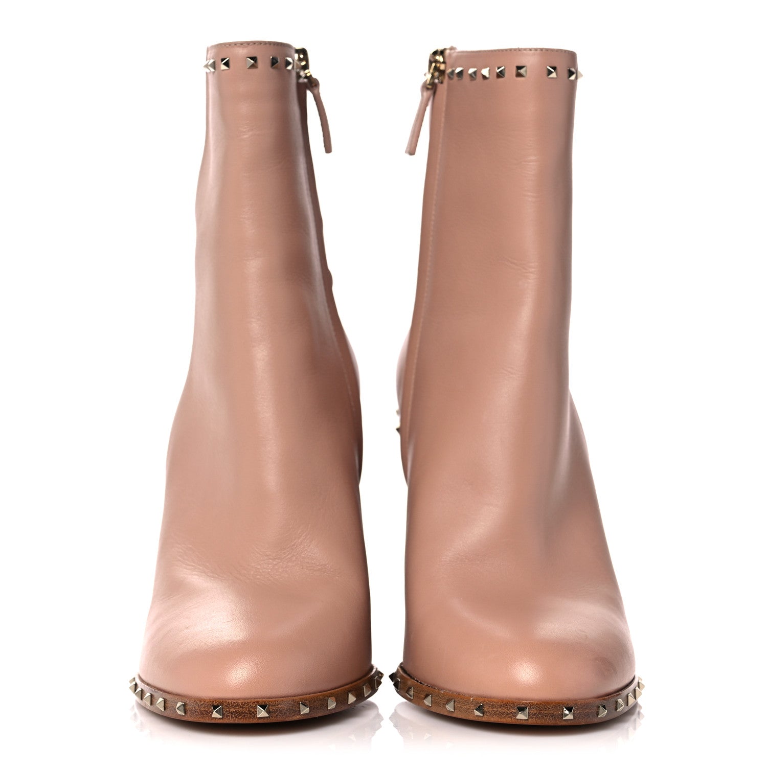 Valentino Garavani Nappa Soul Rockstud 90mm Ankle Boots 39 Skin Sorbet 2 of 12