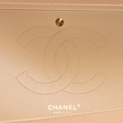 Chanel Caviar Quilted Jumbo Double Flap Beige Clair 6 of 8