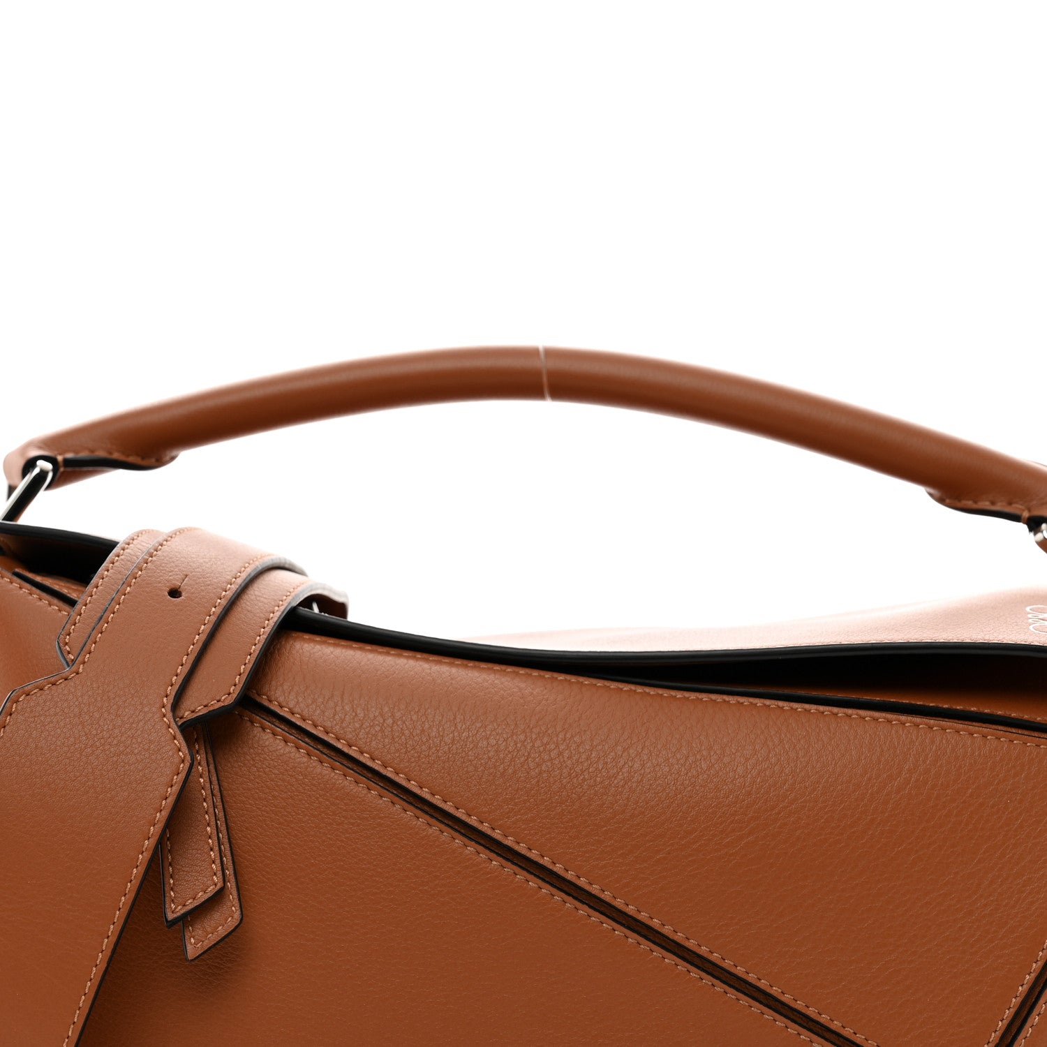 Loewe Calfskin Medium Puzzle Bag Tan 5 of 9