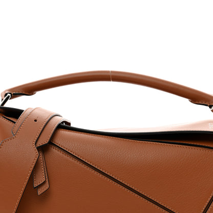 Loewe Calfskin Medium Puzzle Bag Tan 5 of 9