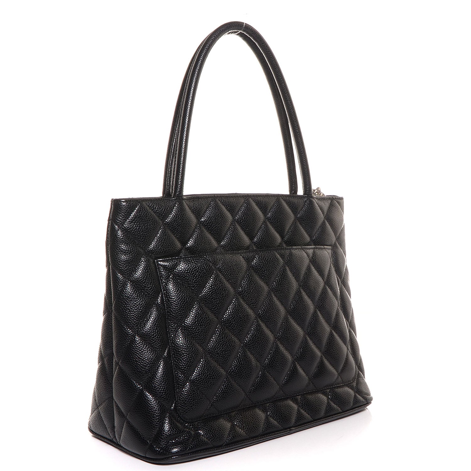 Chanel Caviar Medallion Tote Black 3 of 7