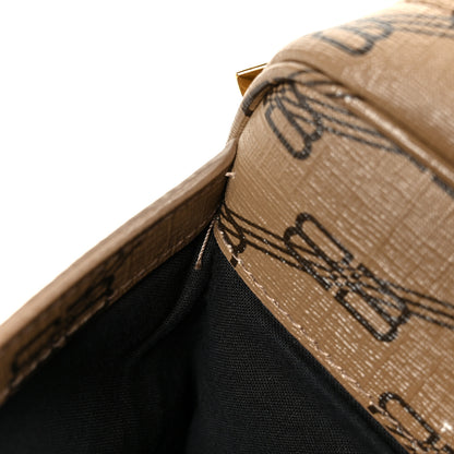Balenciaga Coated Canvas BB Monogram Medium Signature Camera Bag Beige Brown 11 of 11