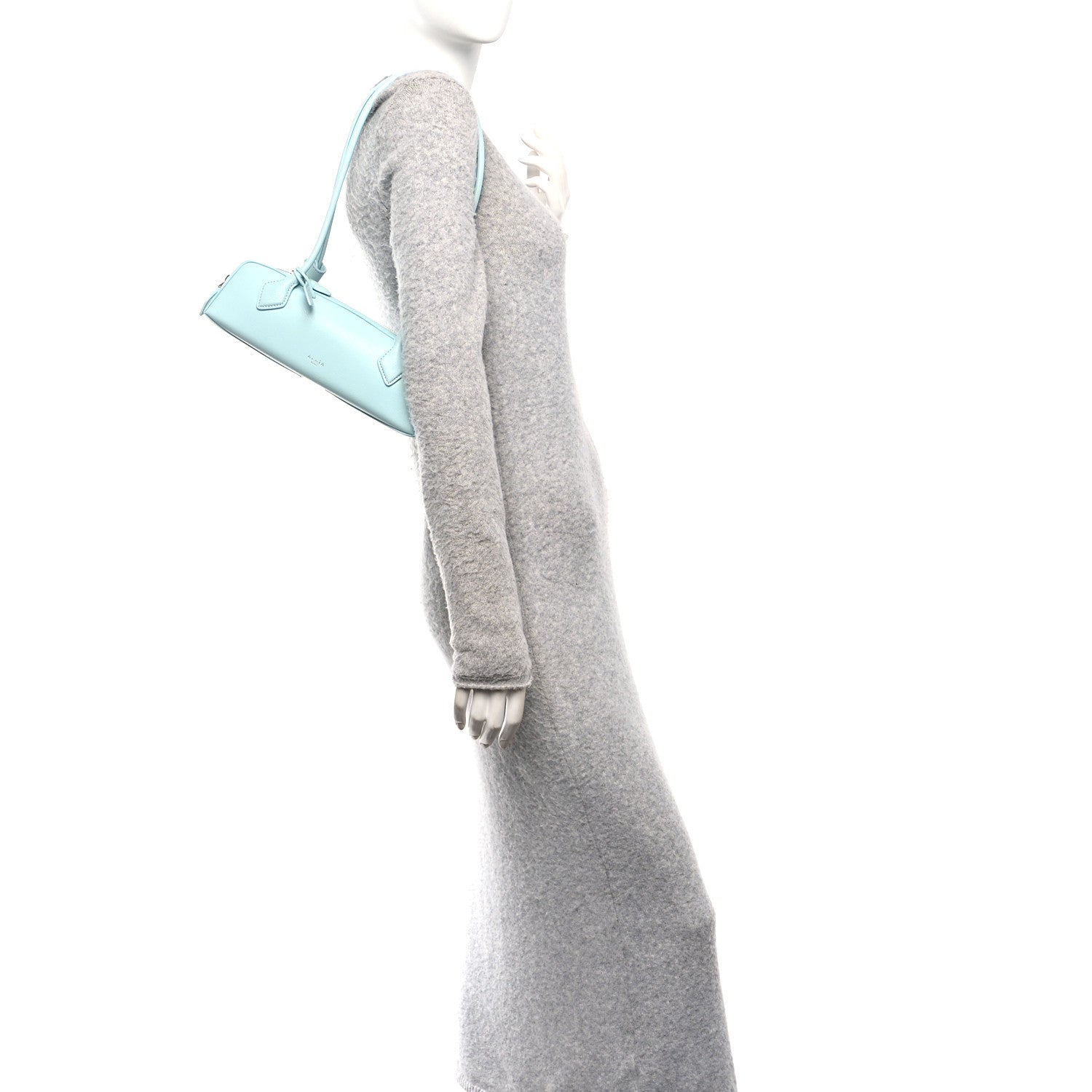 Alaia Goatskin Small Le Teckel Bag Lagon 2 of 10