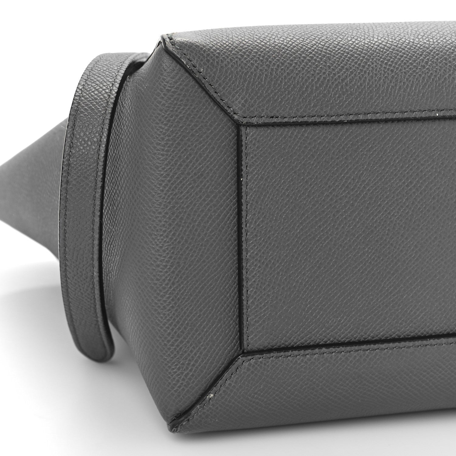 Celine Grained Calfskin Micro Belt Bag Grey 8 of 11