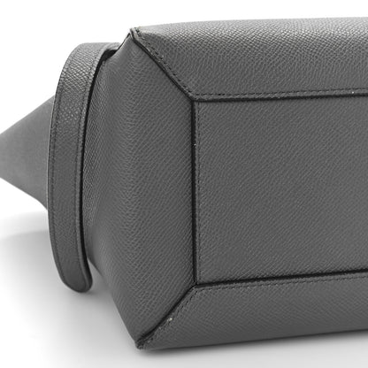 Celine Grained Calfskin Micro Belt Bag Grey 8 of 11