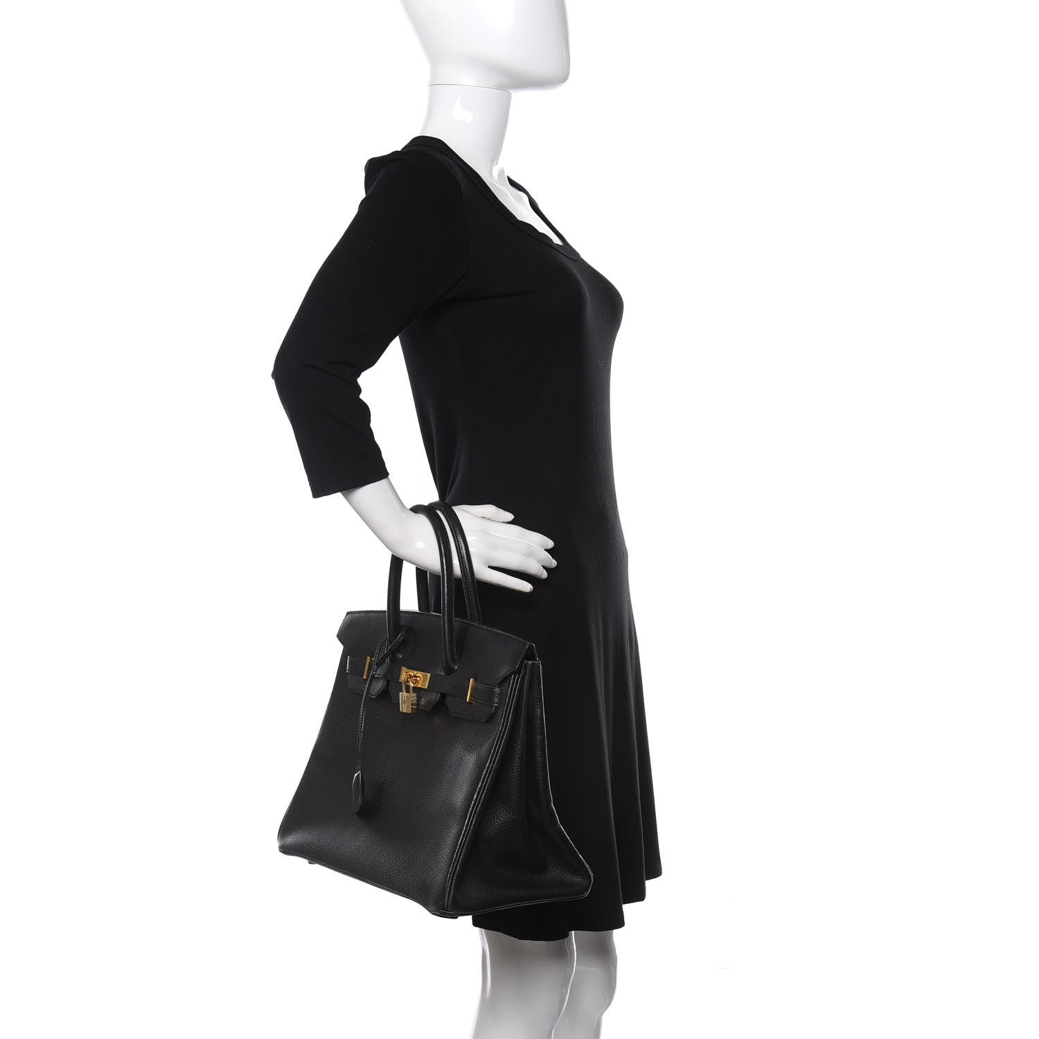 Hermes Ardennes Birkin 35 Black 2 of 20