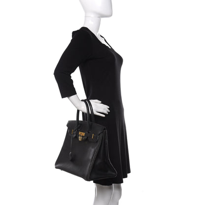Hermes Ardennes Birkin 35 Black 2 of 20
