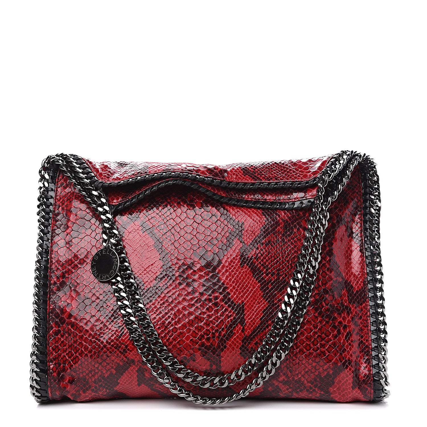 Stella McCartney Eco Python Small Falabella Tote Red 1 of 7
