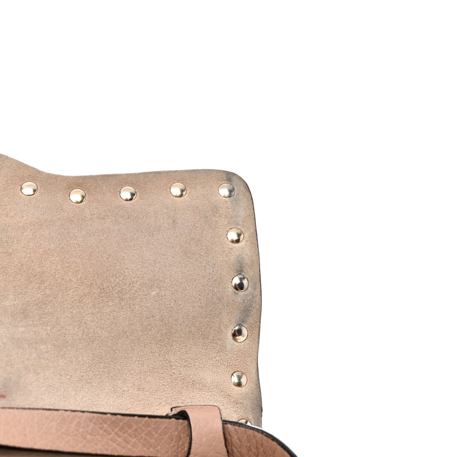 Valentino Garavani Pebbled Calfskin Medium Rockstud Flip Lock Crossbody Bag Poudre 11 of 11