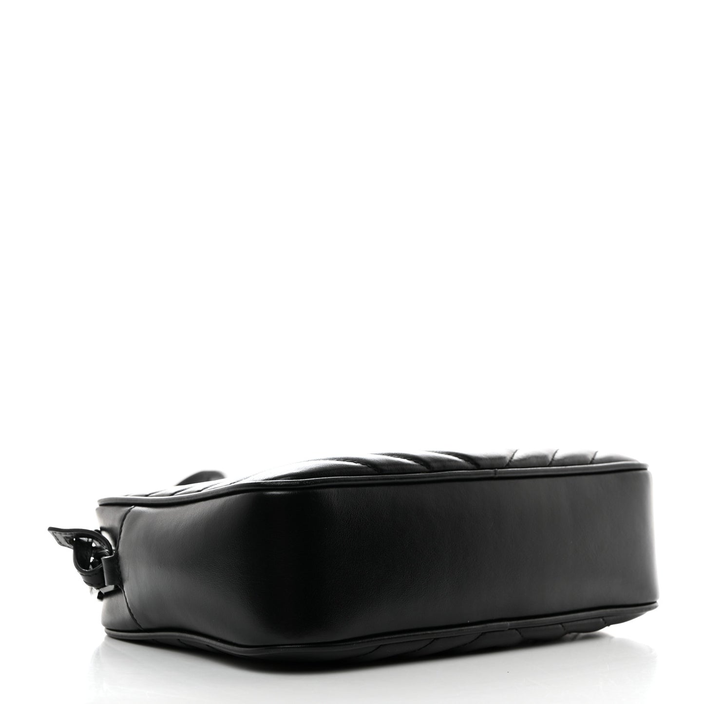 Calfskin Matelasse Monogram Monochrome Lou Camera Bag Black