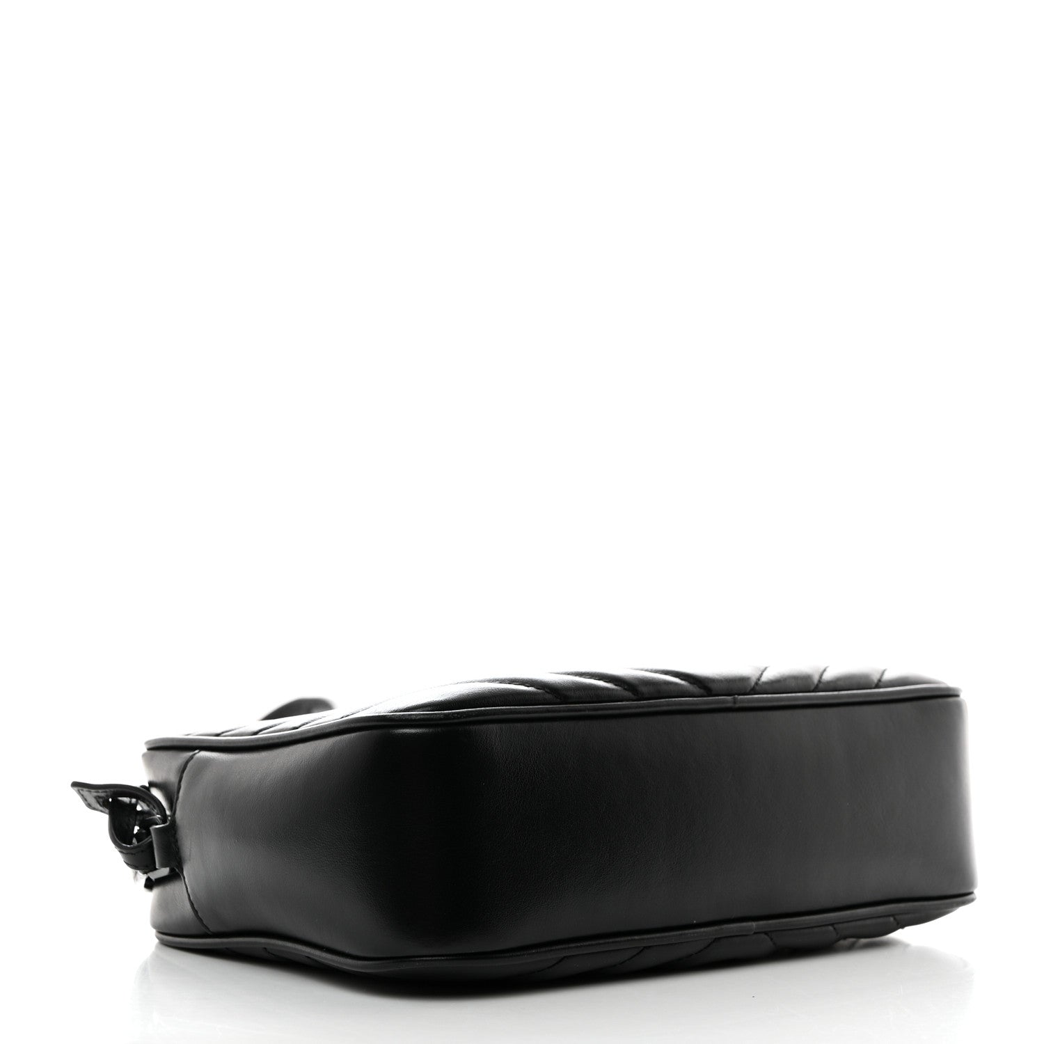Saint Laurent Calfskin Matelasse Monogram Monochrome Lou Camera Bag Black 4 of 10