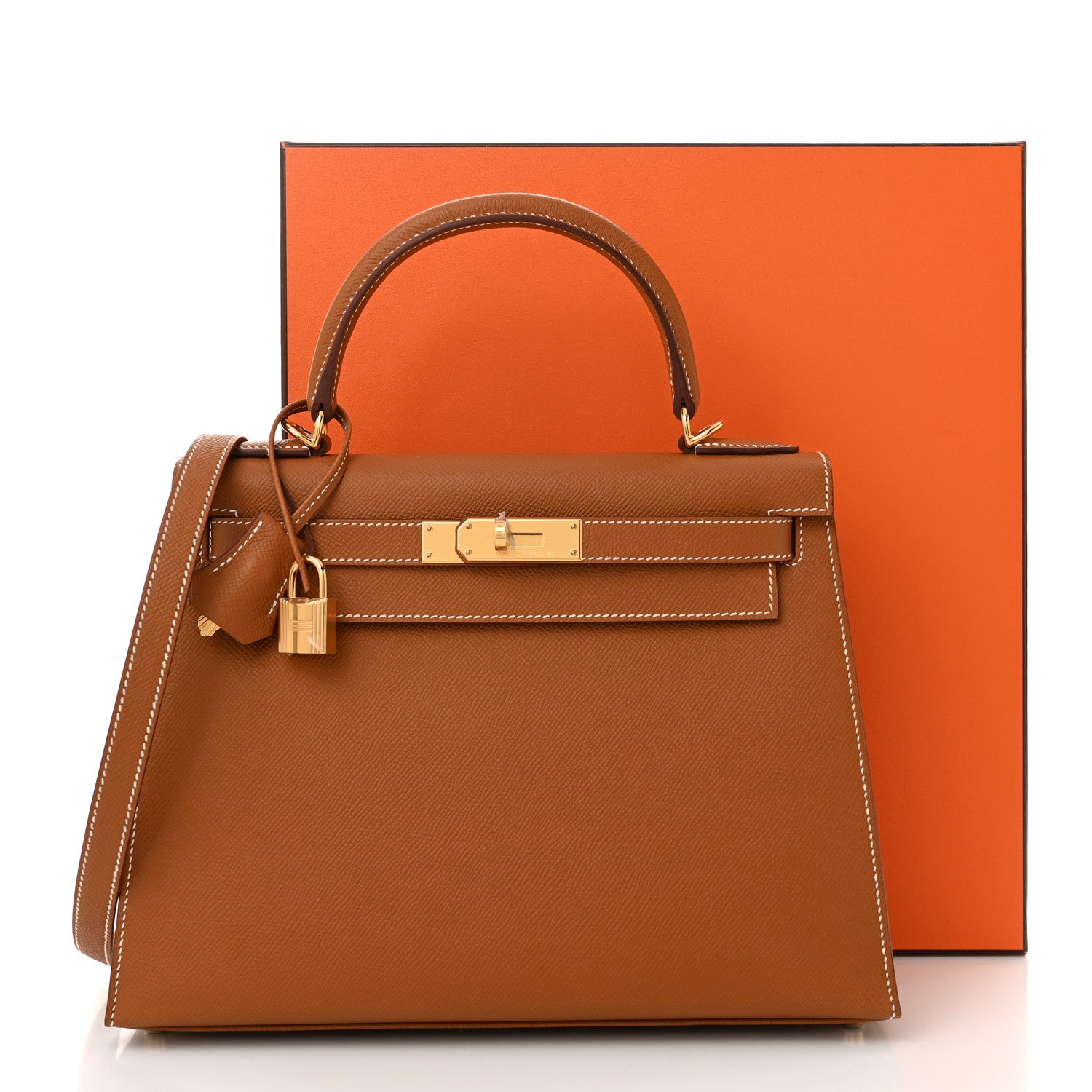 Hermes Epsom Kelly Sellier 28 Gold 11 of 11