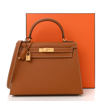 Hermes Epsom Kelly Sellier 28 Gold 11 of 11