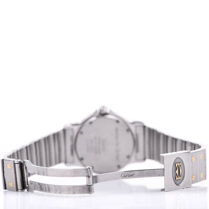 Cartier Stainless Steel 18K Yellow Gold 29mm Santos Octagon Quartz Watch 6 of 6