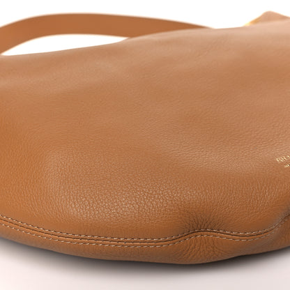 Khaite Pebbled Calfskin Augustina Hobo Hazelnut 6 of 7