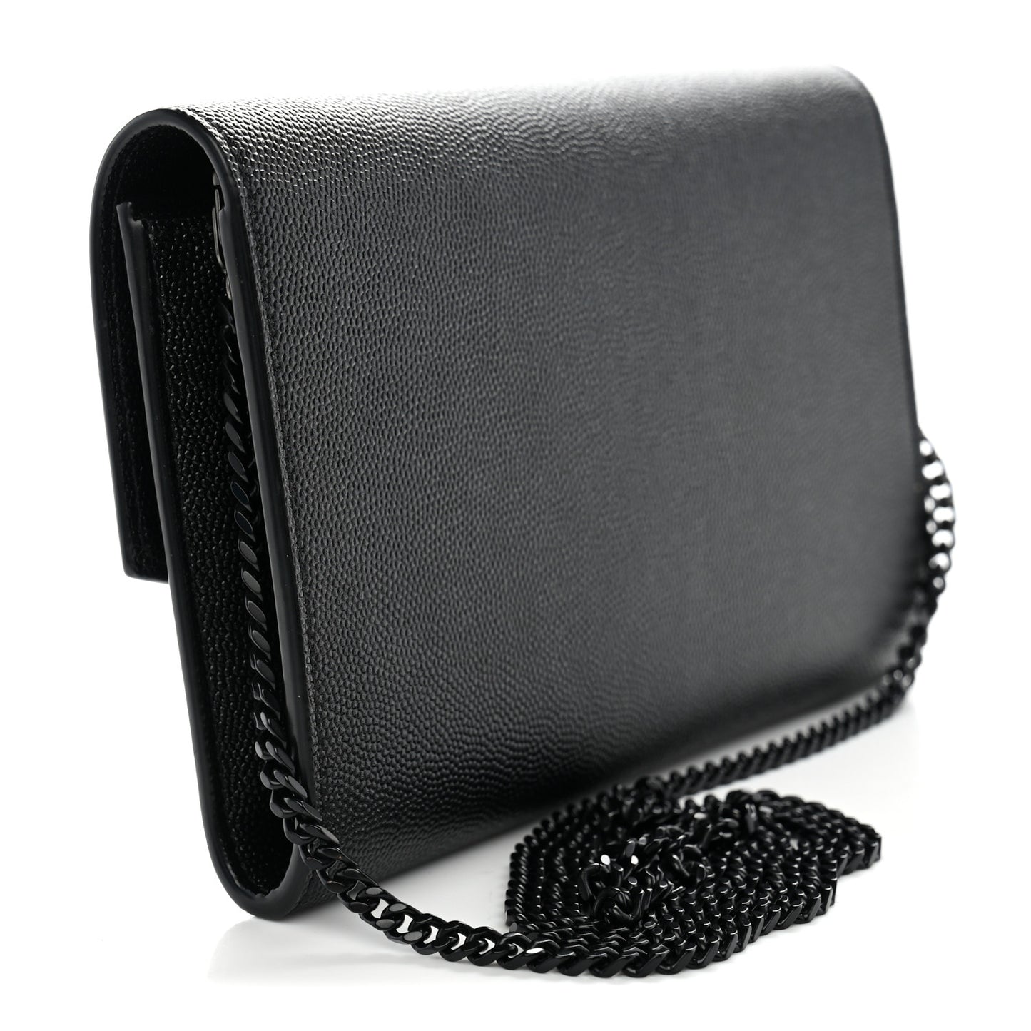 Grain De Poudre Monochrome Uptown Chain Wallet Black