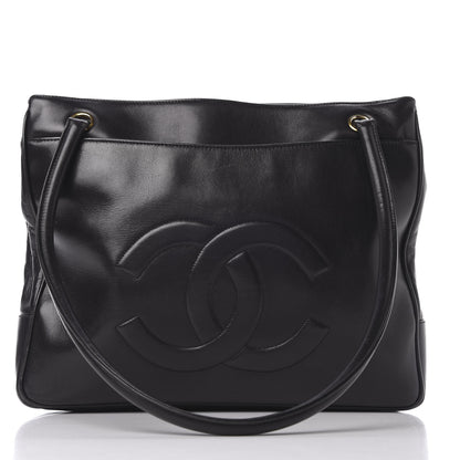 Chanel Lambskin CC Shoulder Bag Black 3 of 11