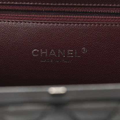 Chanel Lambskin Quilted Kisslock Minaudiere Black 6 of 11