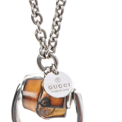 Gucci Bamboo Horsebit Necklace Large Silver 5 of 7