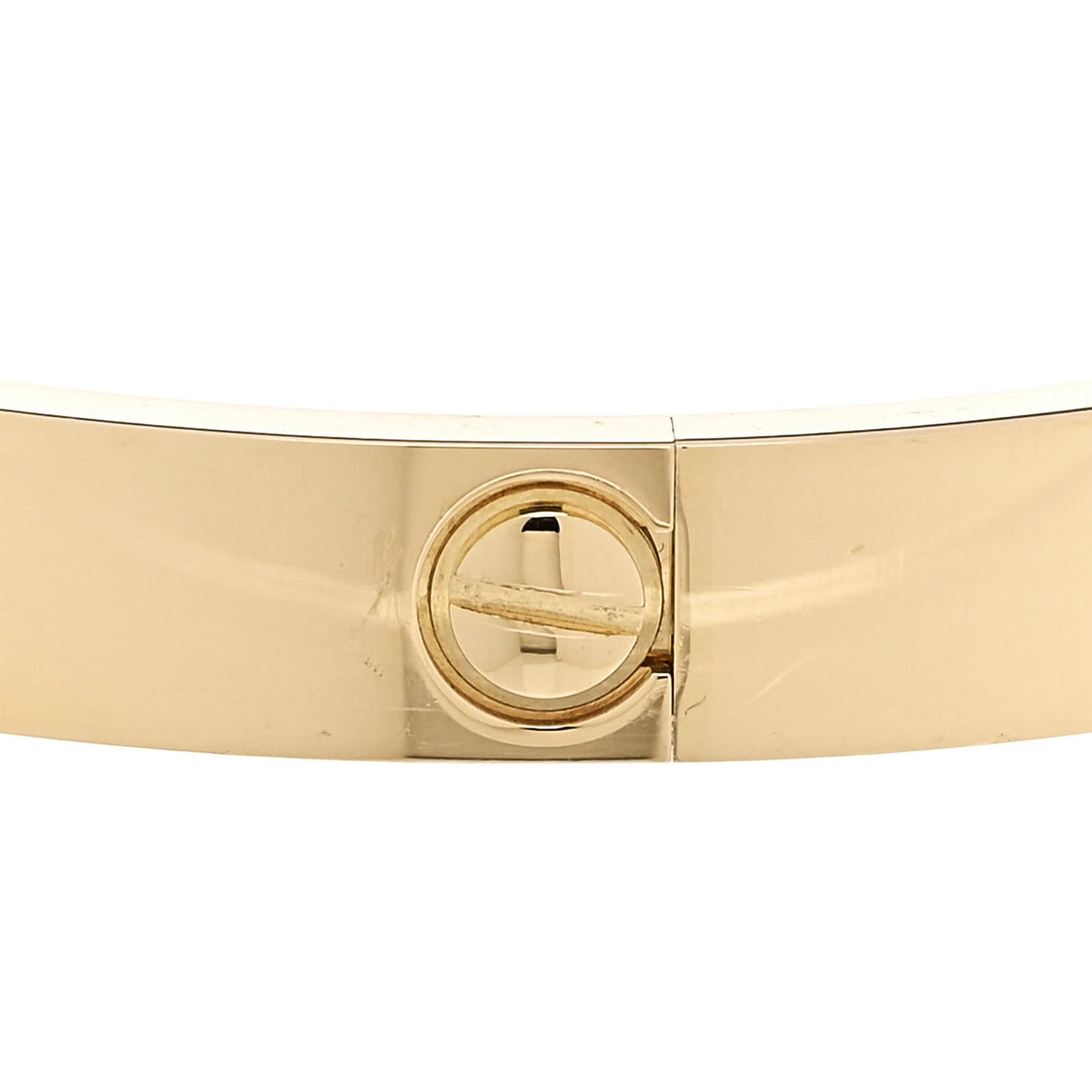 18K Yellow Gold LOVE Bracelet 17