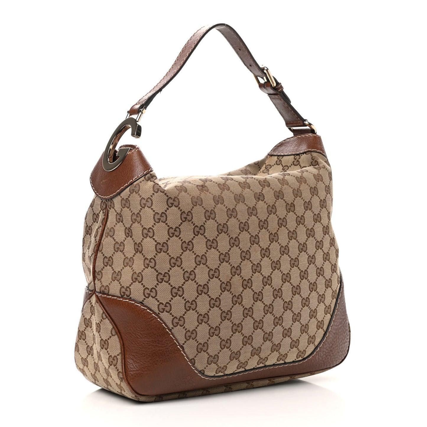 Monogram Medium Charlotte Hobo Brown