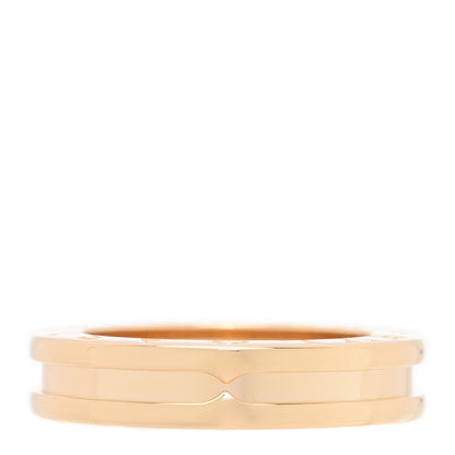 Bulgari 18K Yellow Gold B.Zero1 One-Band Ring 50 5.25 1 of 5