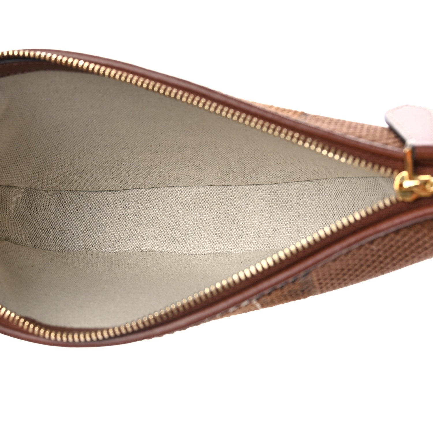 Burberry Canvas Calfskin Check Knitted Small Olympia Birch Brown 5 of 8