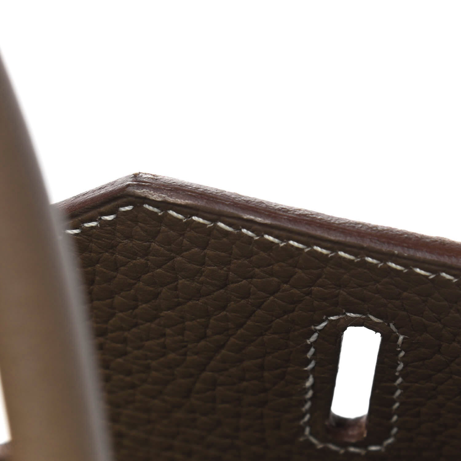 Hermes Taurillon Clemence Birkin 35 Etoupe 11 of 14