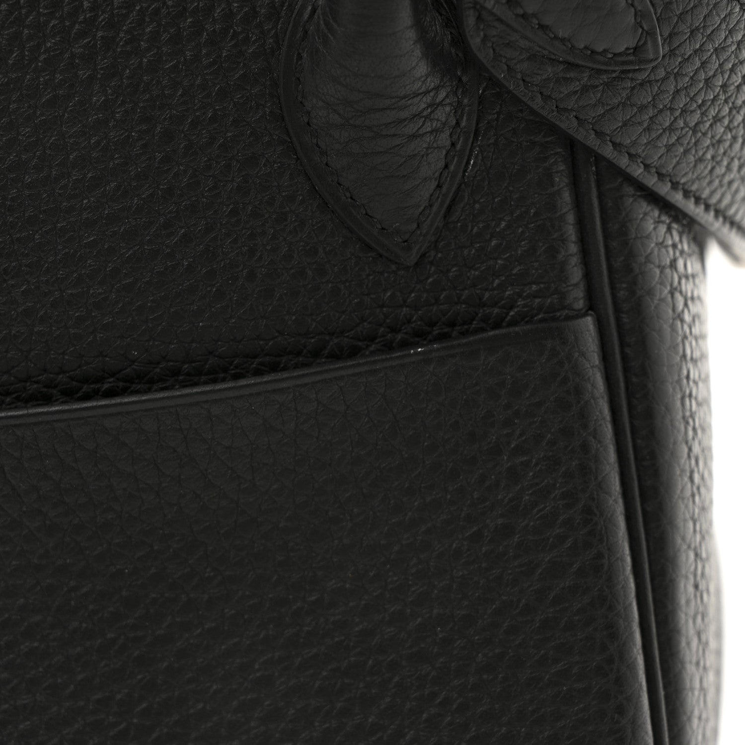 Hermes Taurillon Clemence Lindy 26 Black 11 of 11