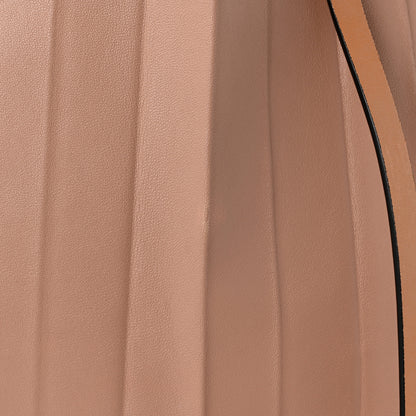 Valentino Garavani Calfskin Pleated Tote Dusty Rose 11 of 13
