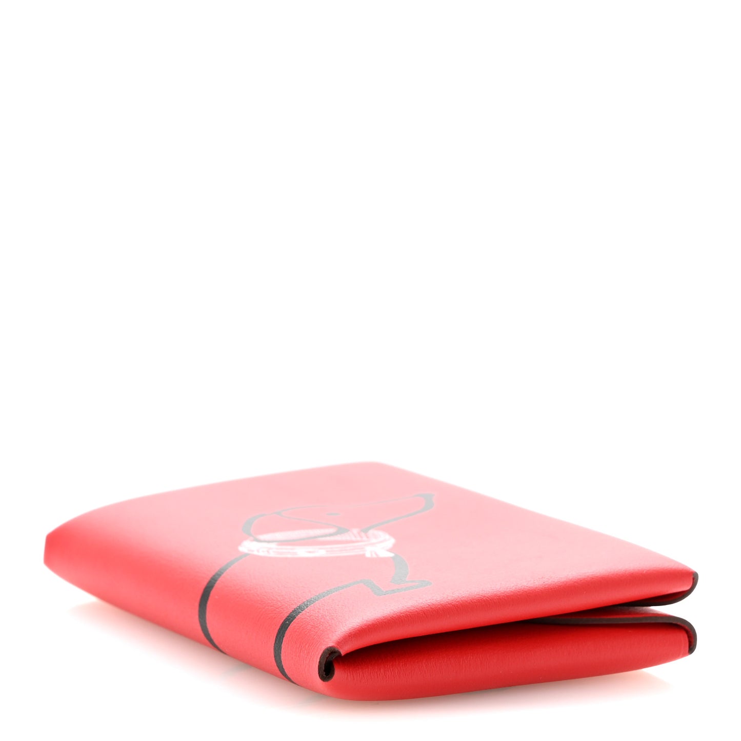 Swift Teckel a Collier Calvi Duo Card Case Rouge De Coeur