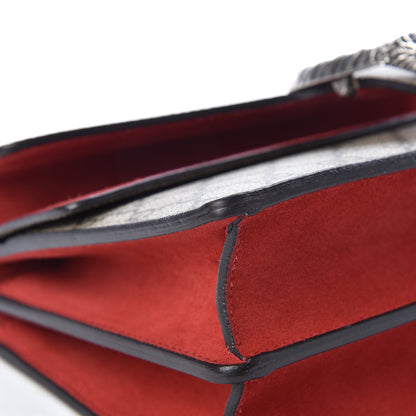 Gucci GG Supreme Monogram Small Dionysus Shoulder Bag Red 12 of 15